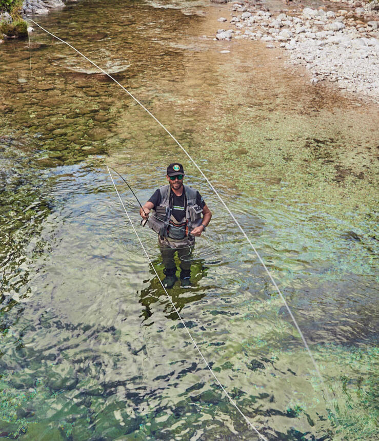 Local fly fishing guide in Slovenia