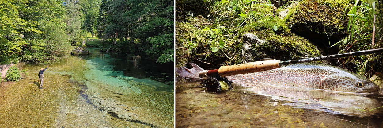 Beautiful and rewarding small streams in Slovenia